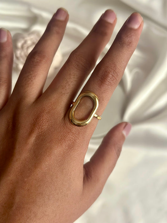 Adjustable Oval Ring