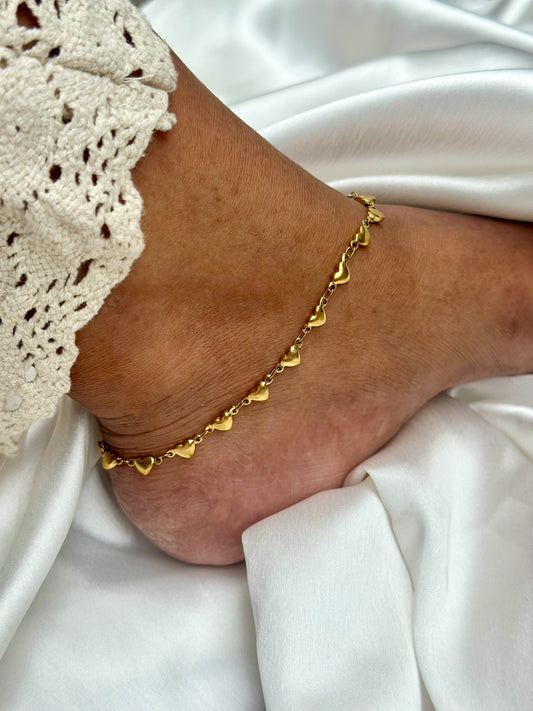 Heart Statement Anklet
