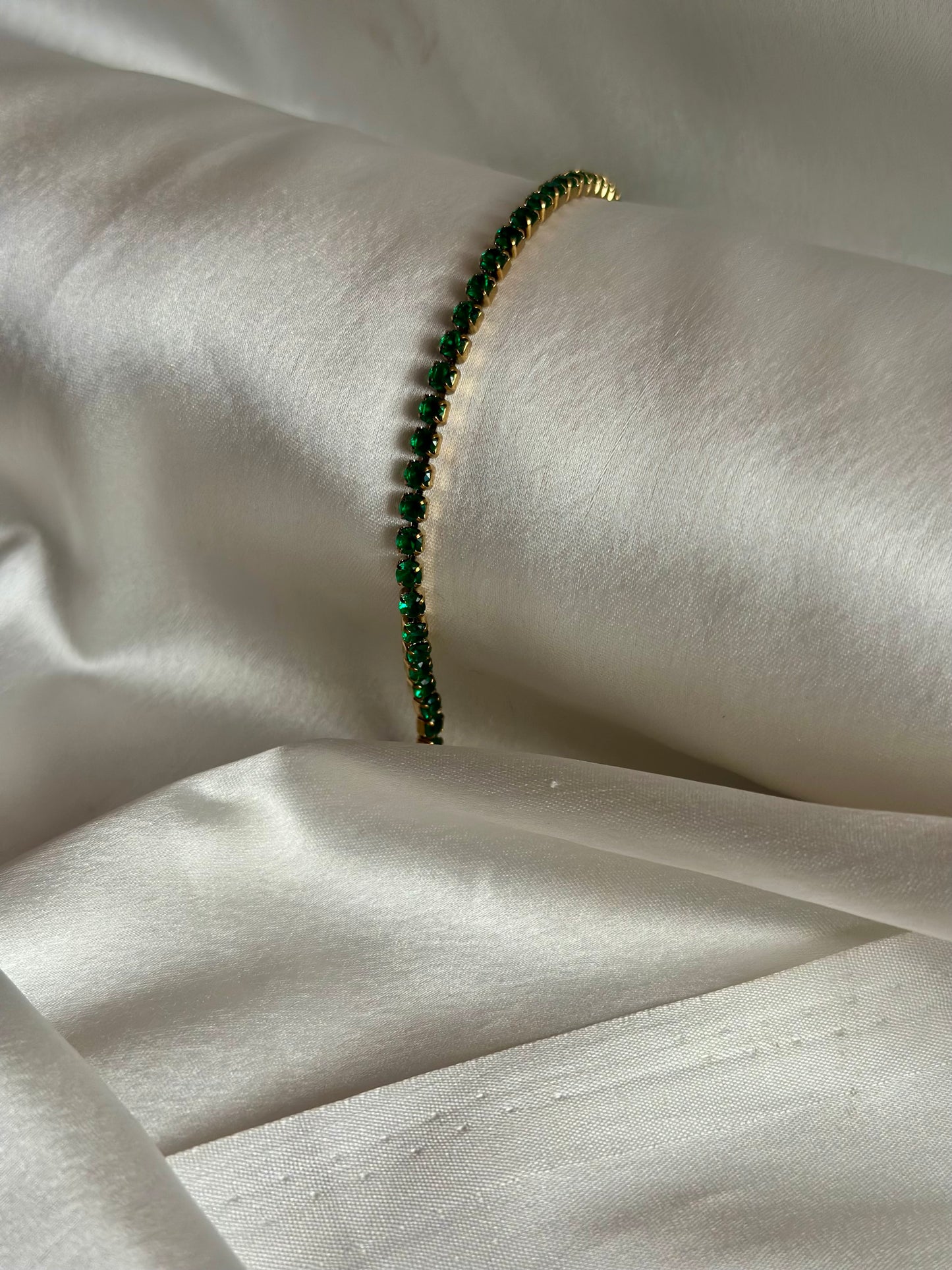 Emerald Tennis Bracelet