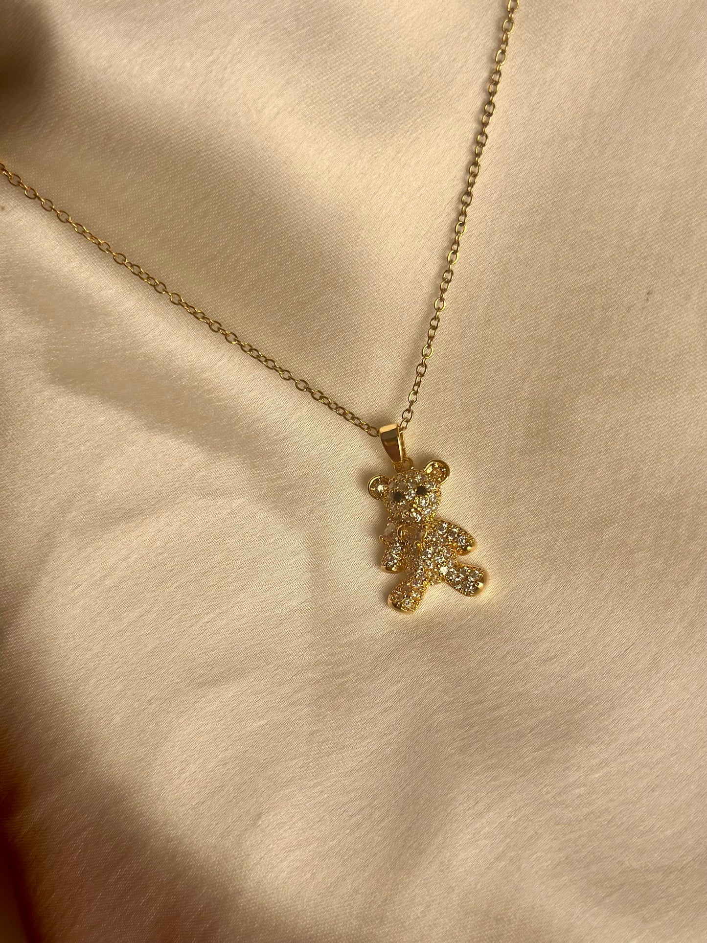 Luxe Studded Teddy necklace