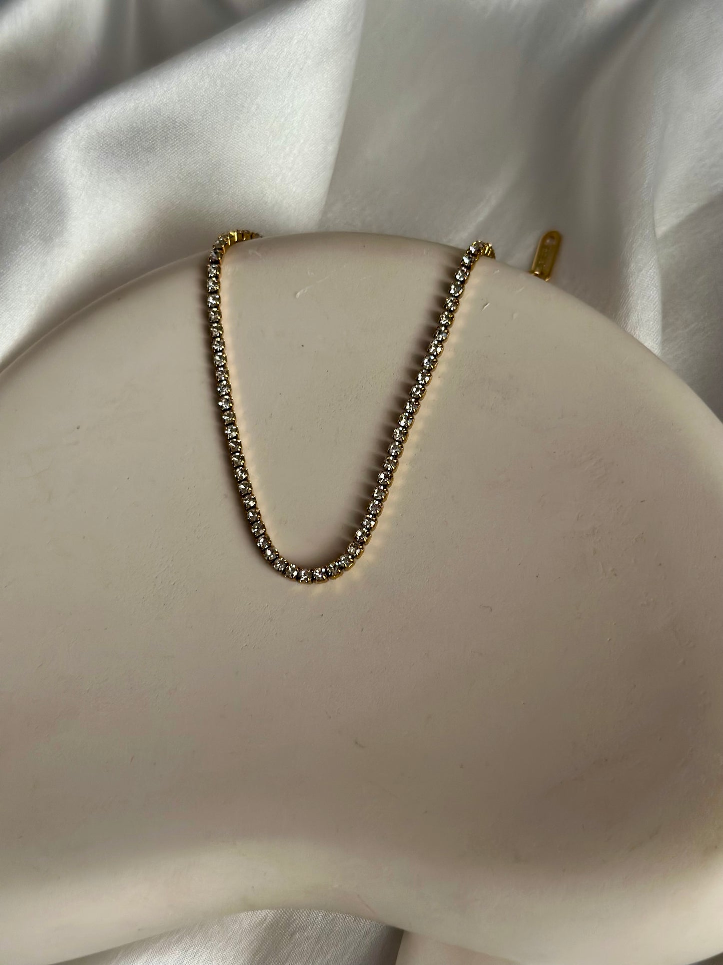 Sleek Tennis Bracelet - Adjustable