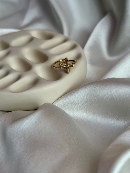 Adjustable Daisy Ring