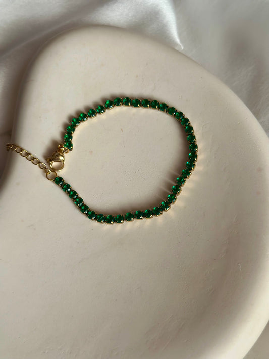 Emerald Tennis Bracelet