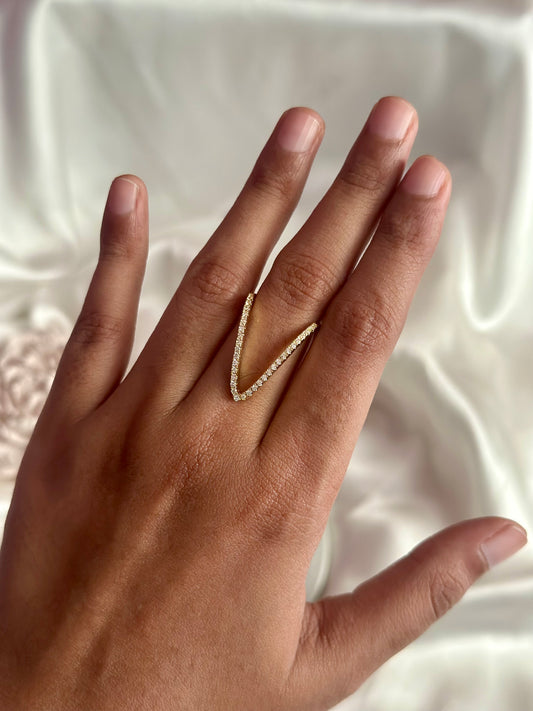 Studded Vanki Ring - Adjustable