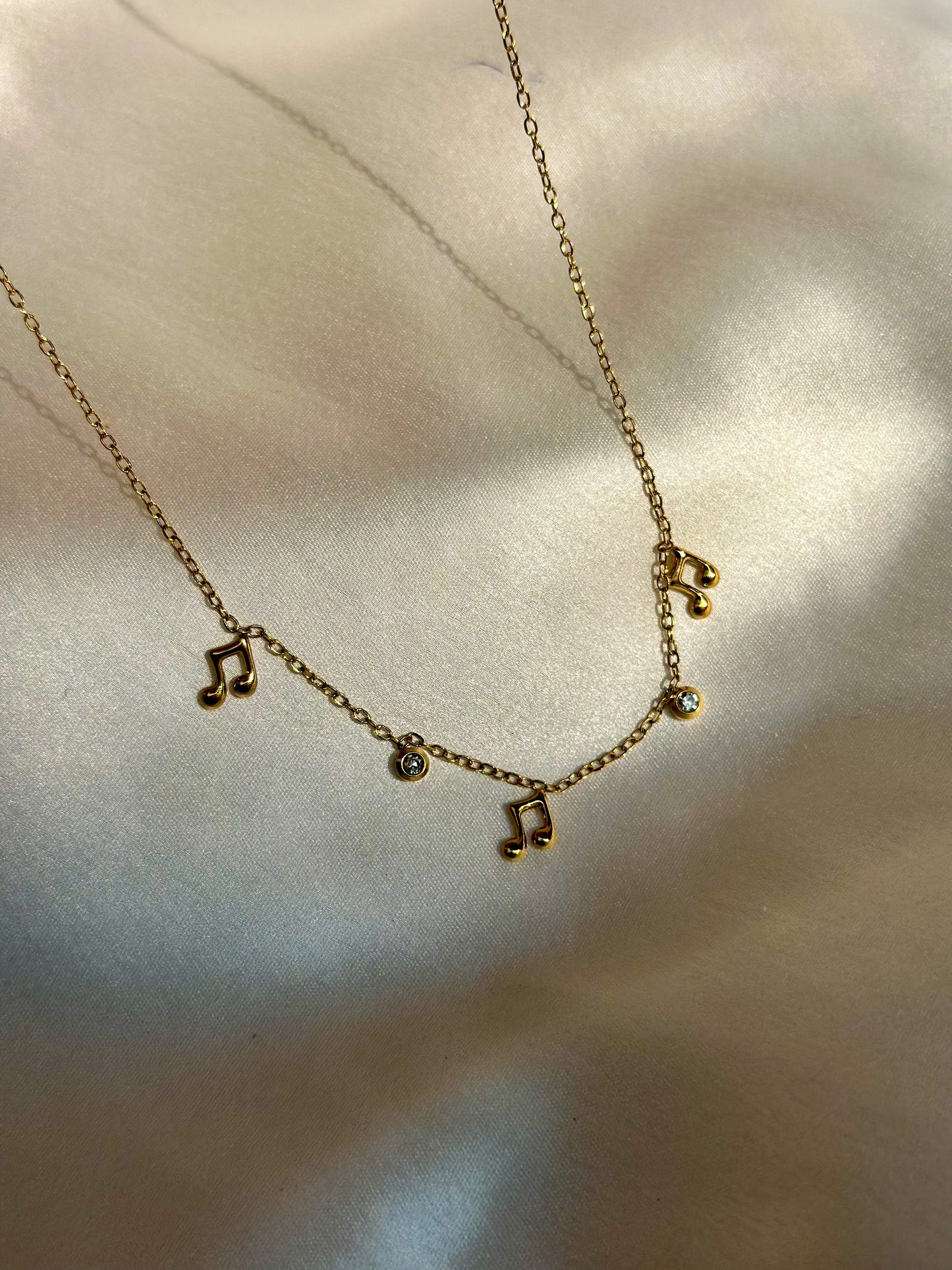 Dainty Music Necklace