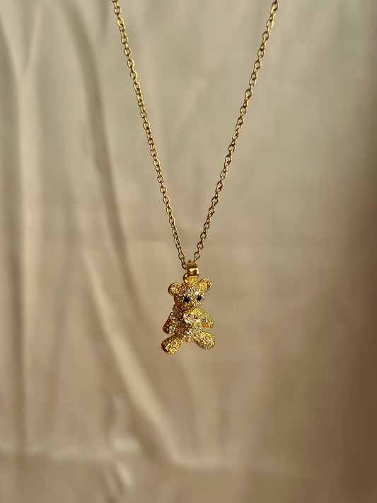 Luxe Studded Teddy necklace