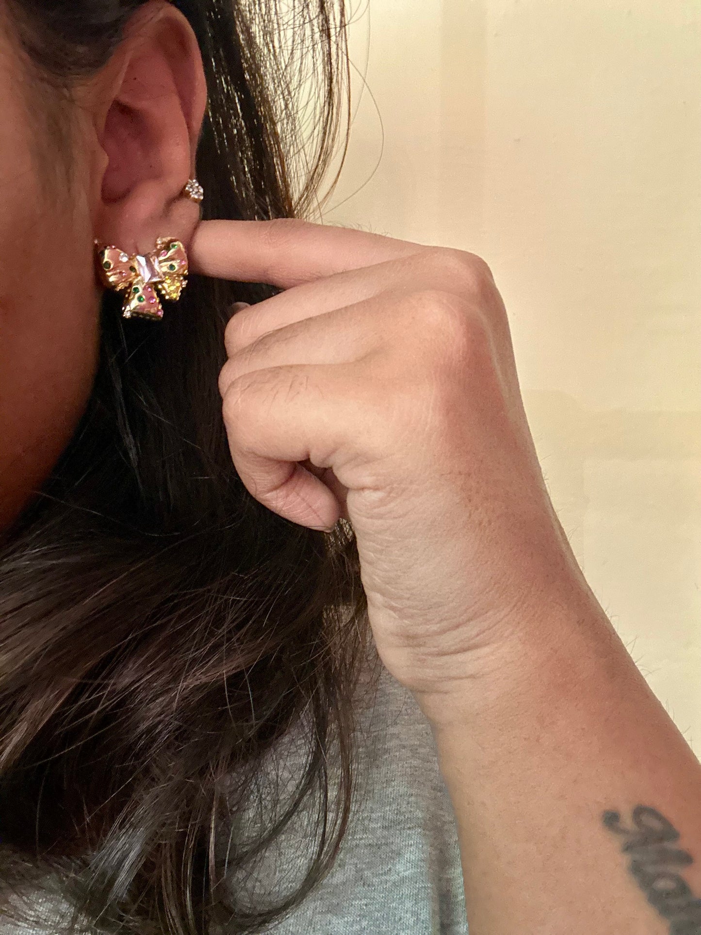 Luxe Bow Studs - Multicolour