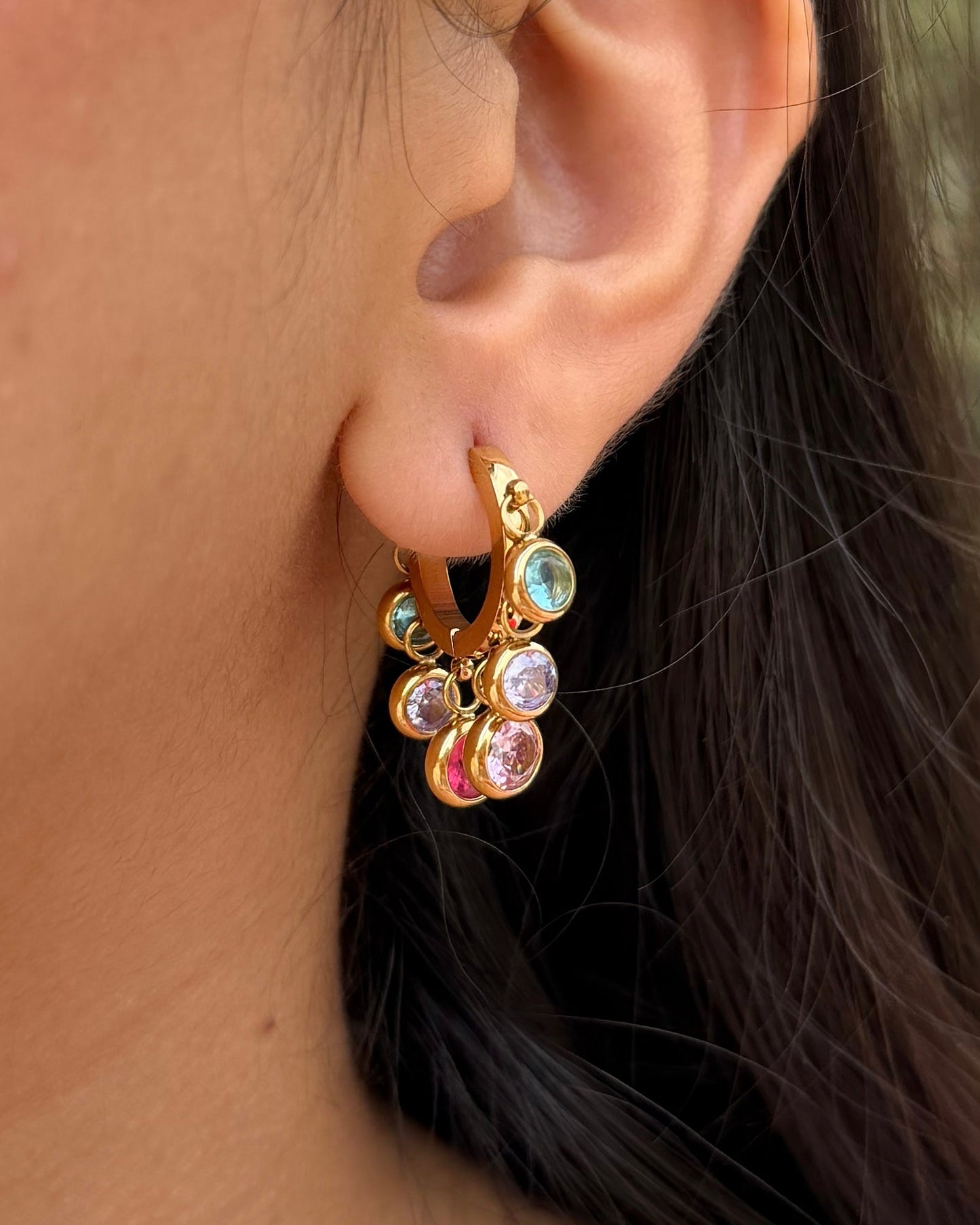 Regal Drop earrings - Multicolour
