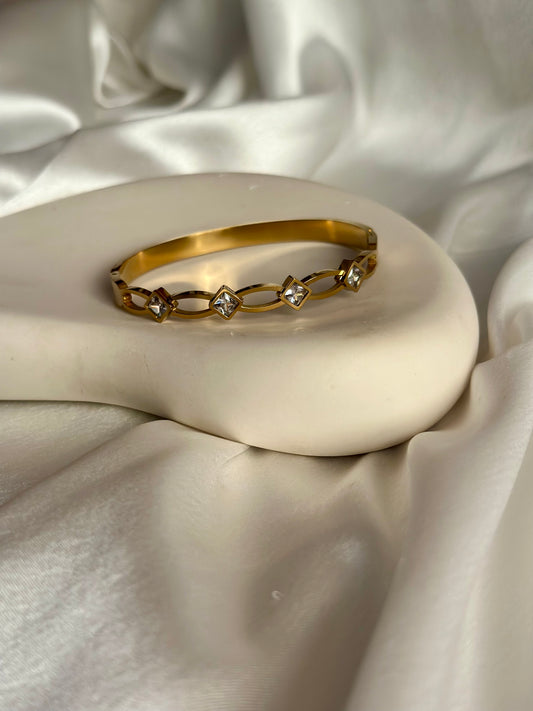 Elegant Diamond Cuff