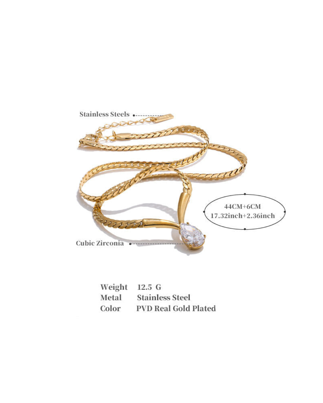 Aurelia Statement Necklace Lumi Drop Earring Bundle