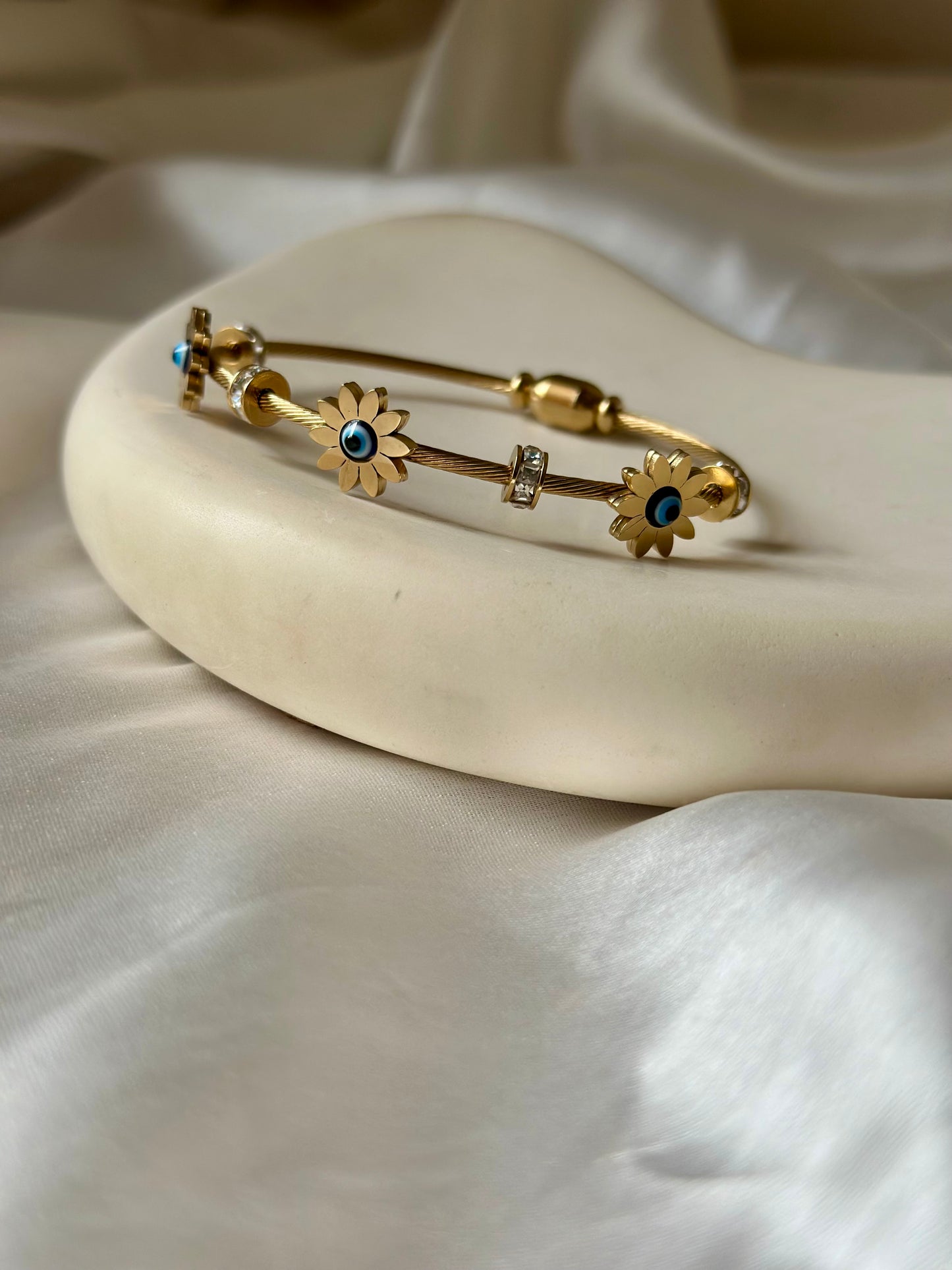 Floral Nazar Bangle