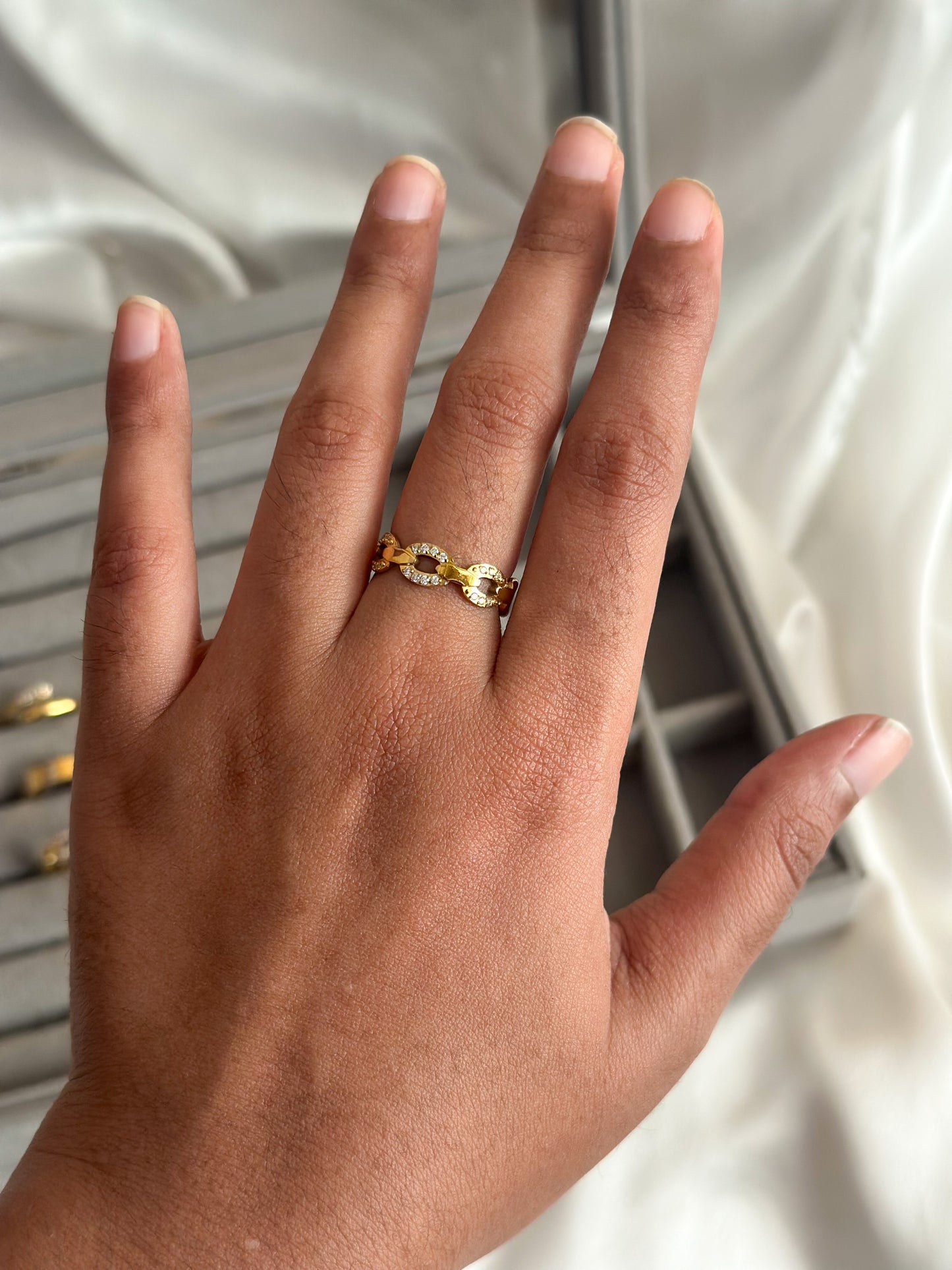 Luxe Chain Link Ring