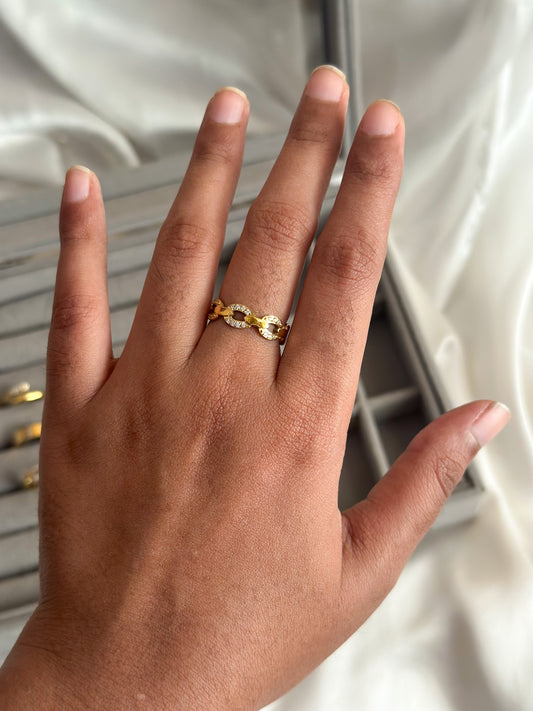 Luxe Chain Link Ring