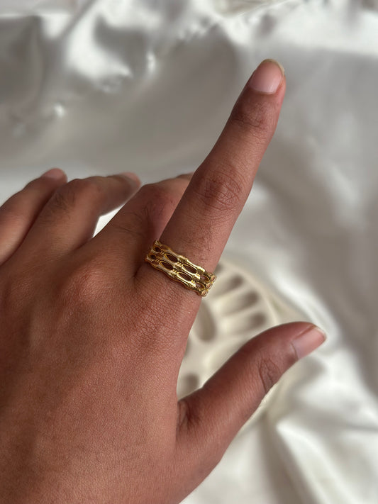 Adjustable Layered Ring