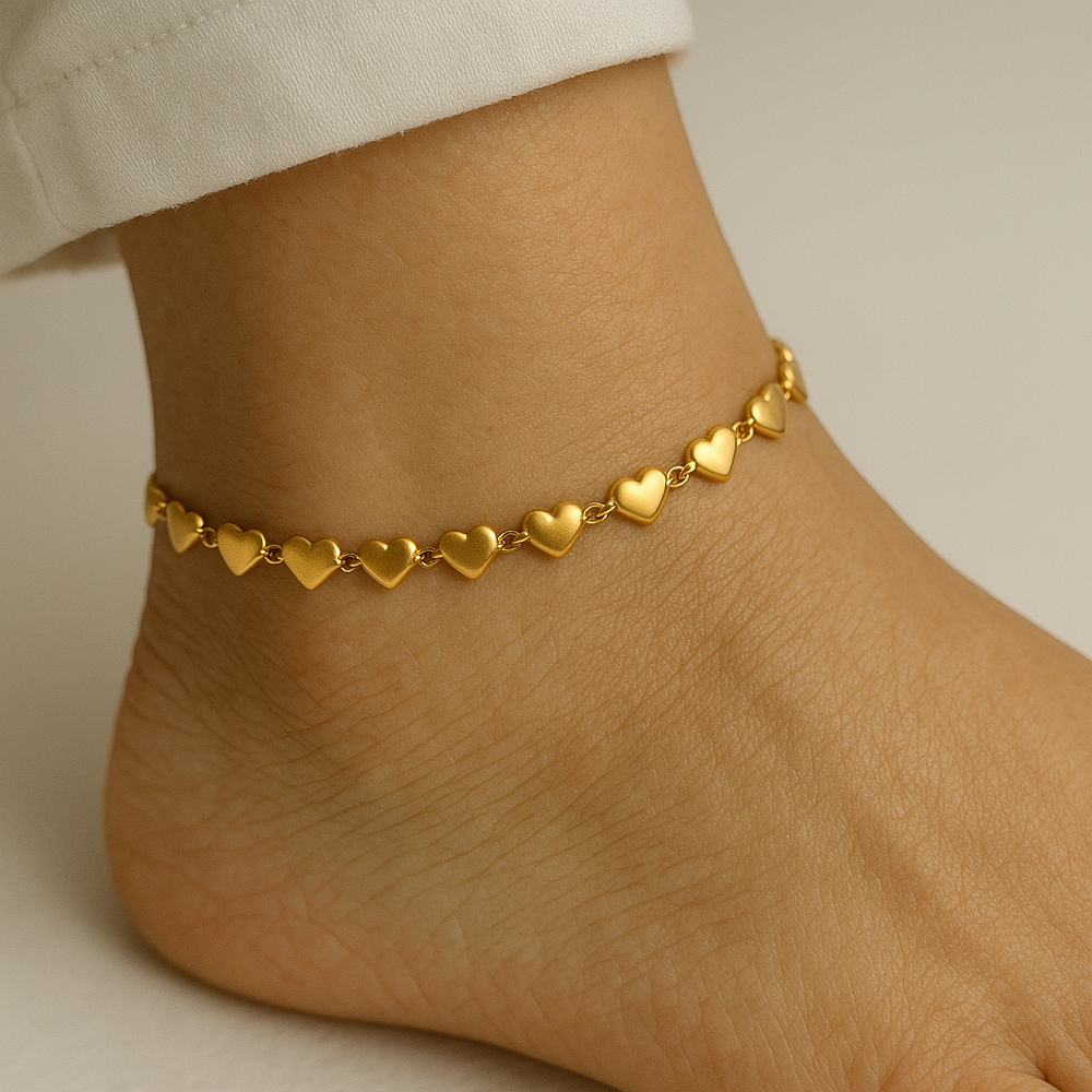 Heart Statement Anklet