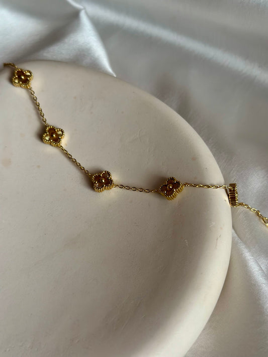 Clover Bracelet - Gold
