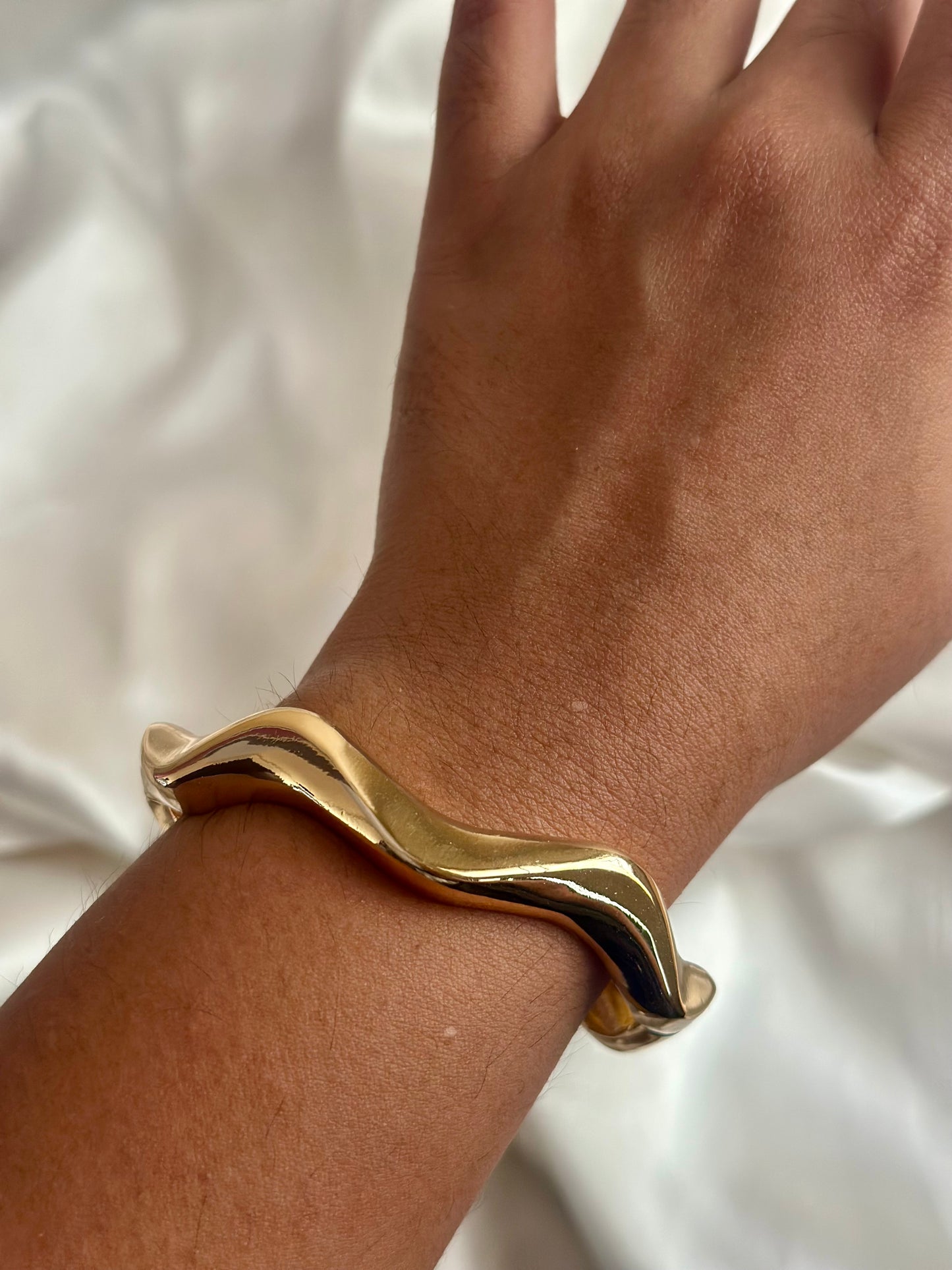 Chunky Gold Cuff