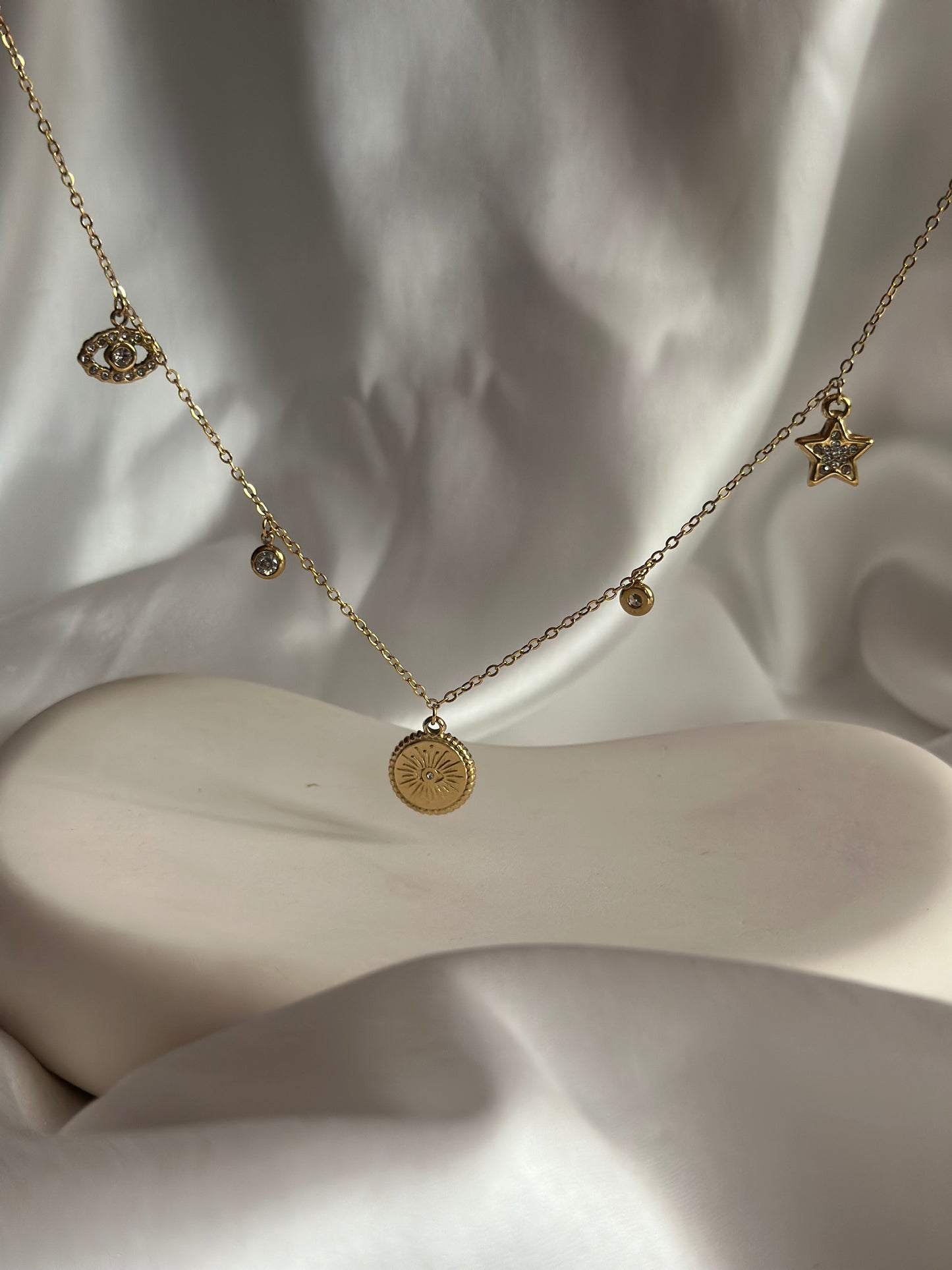 Evil eye Charm necklace