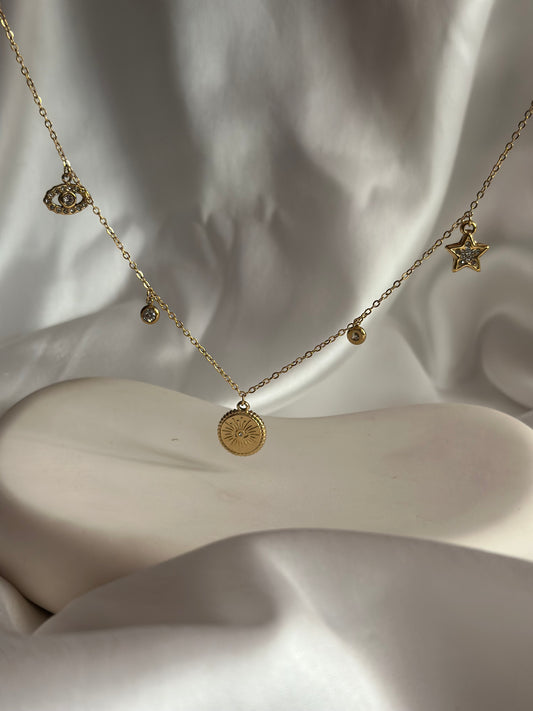 Evil eye Charm necklace