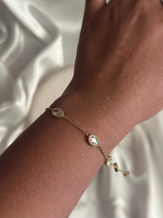 Oval Studded Bracelet