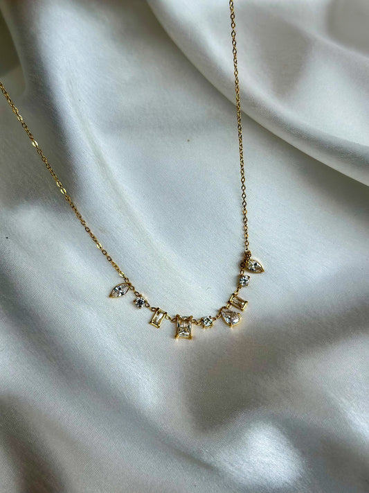 Luxe Dainty Stone Necklace