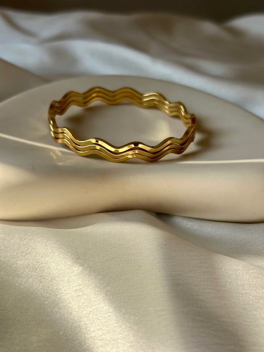 Luxe Zig Zag Bangles