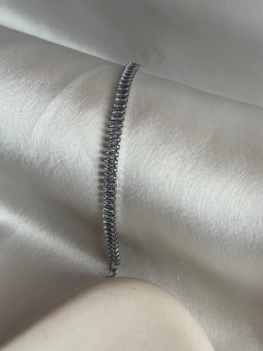 Tennis Bracelet - Silver - Unisex