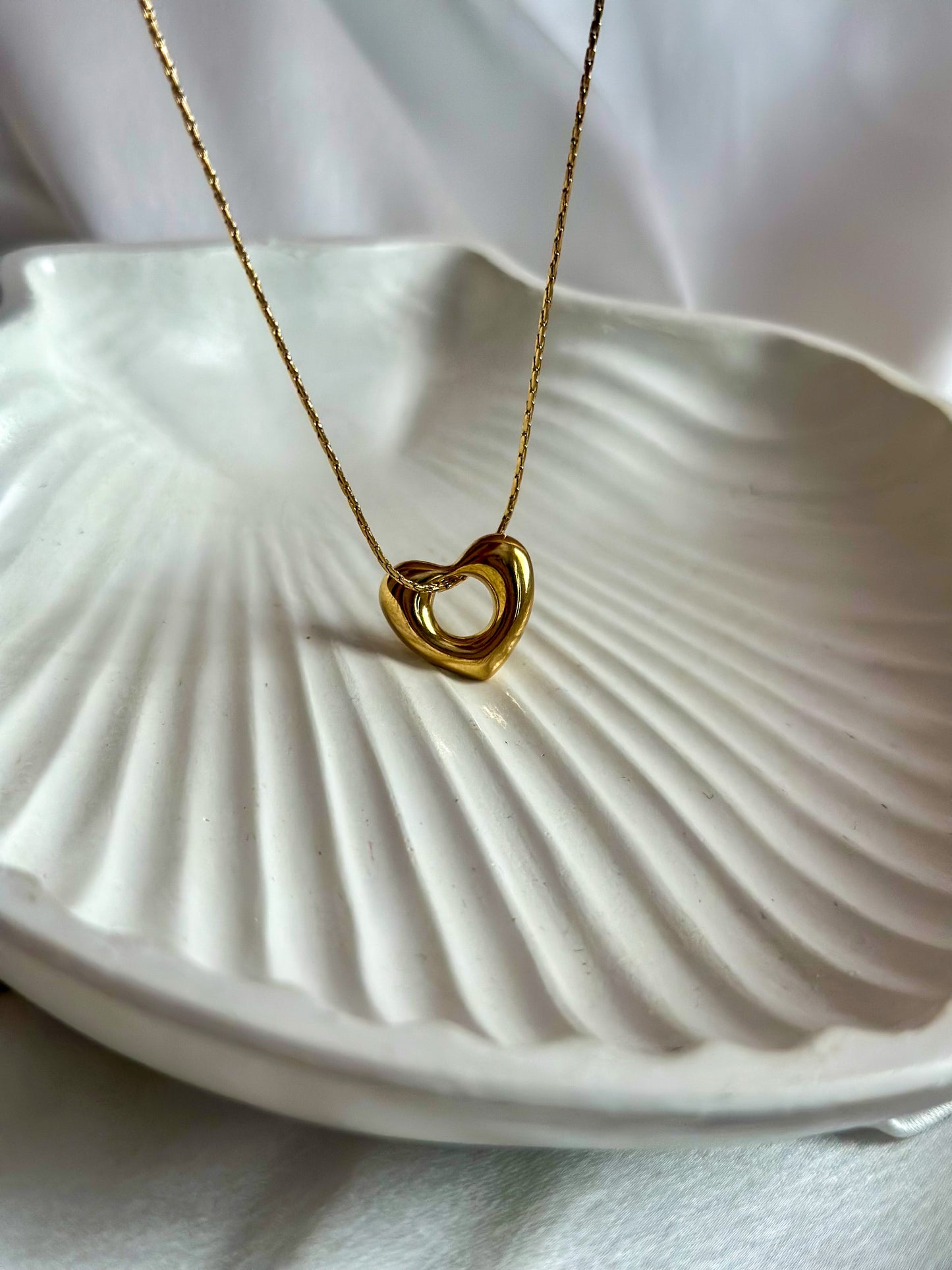 Heart in a Loop Necklace