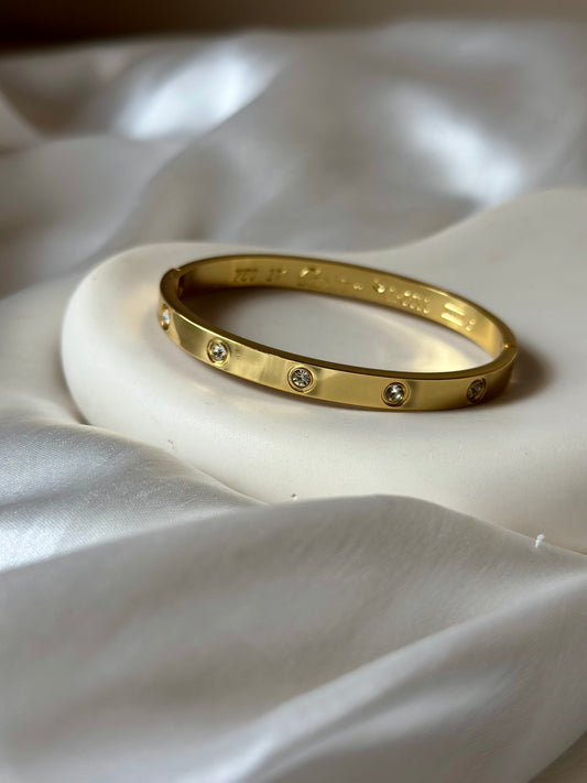 Studded Stone Cuff