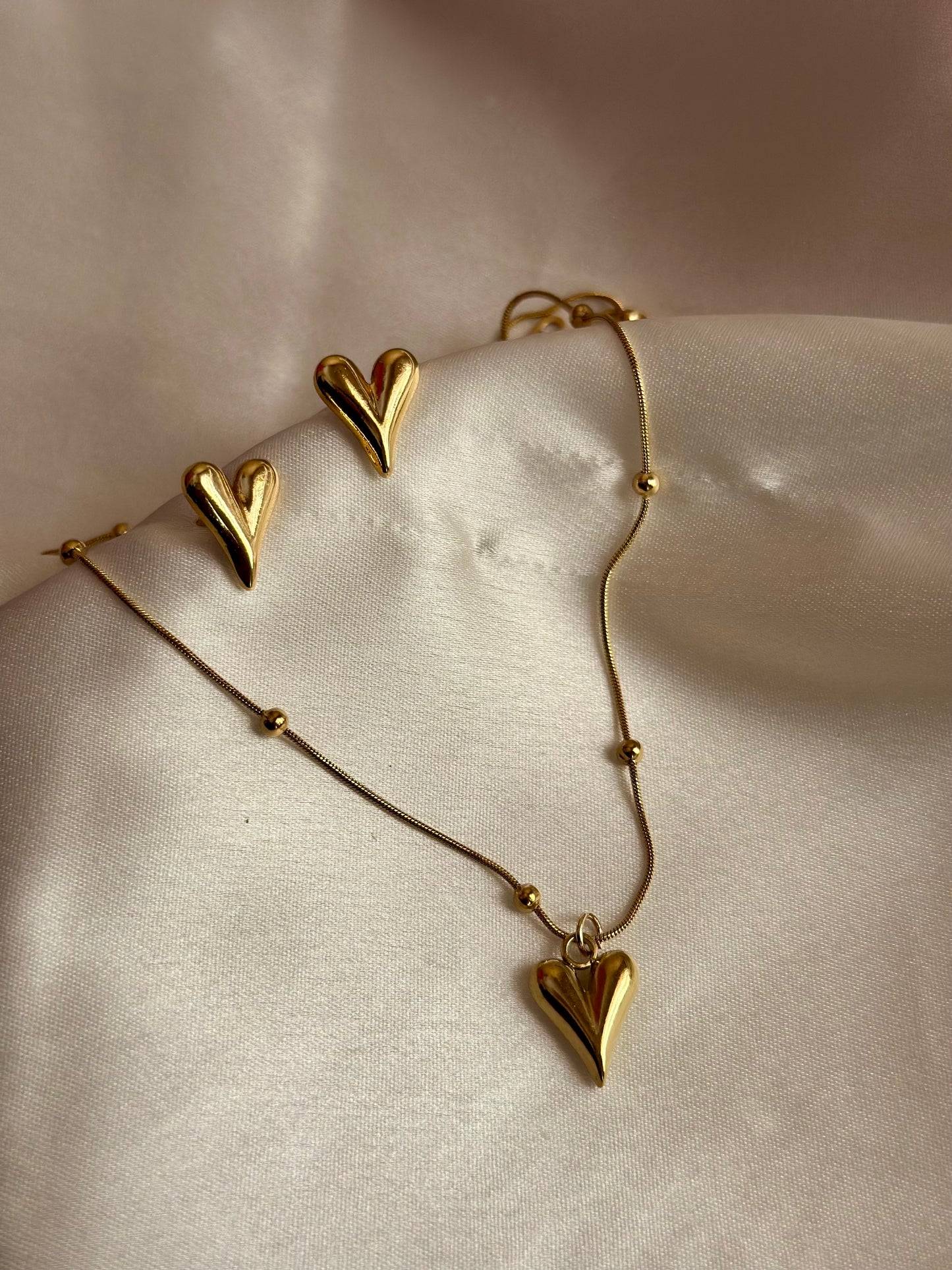 Adore Necklace And Stud Set