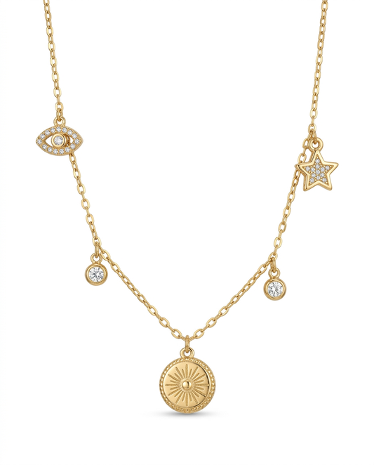 Evil eye Charm necklace