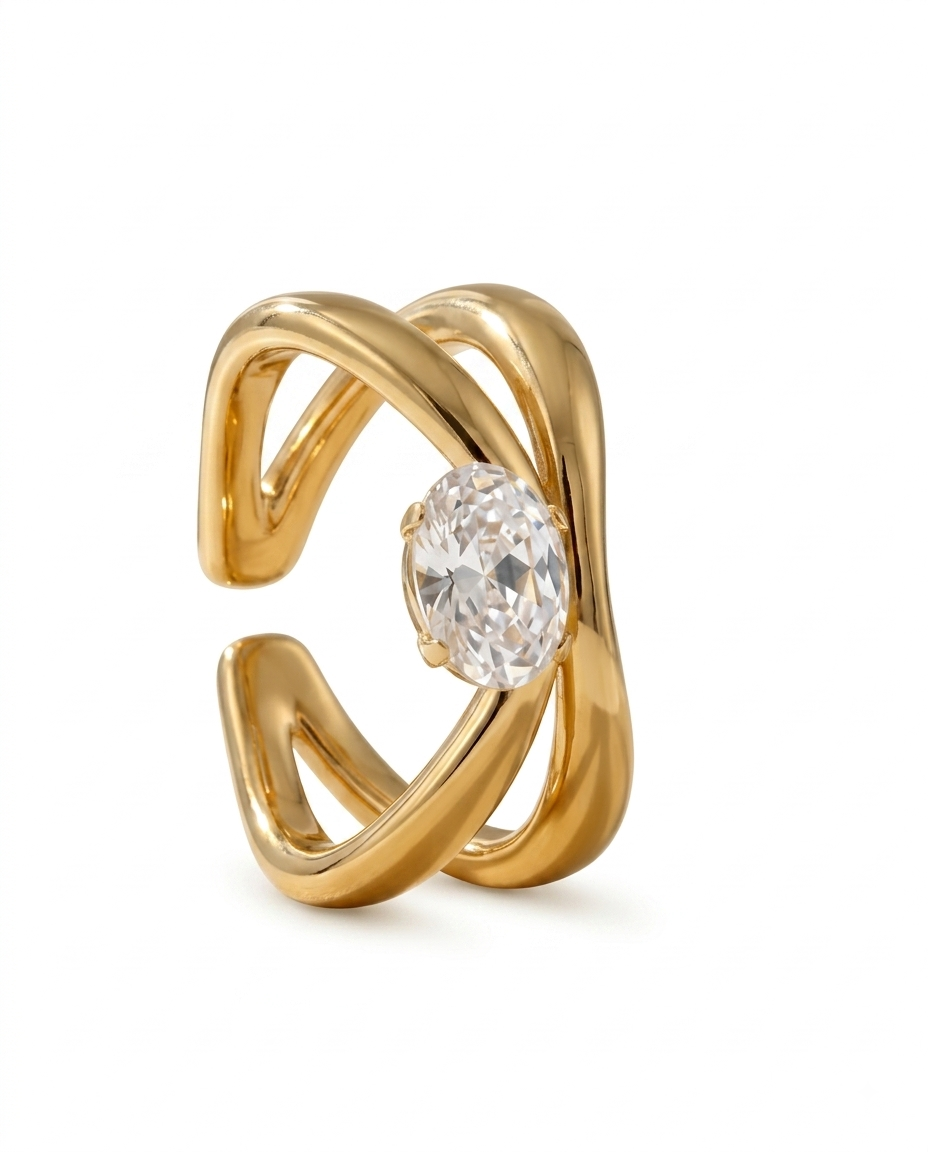 Nora Statement Ring - Adjustable