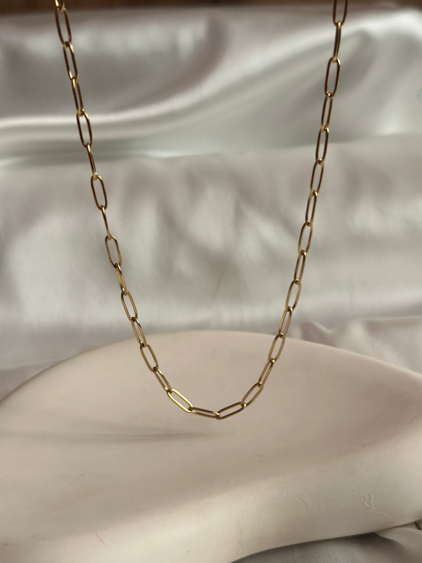 Minimal Paperclip Necklace