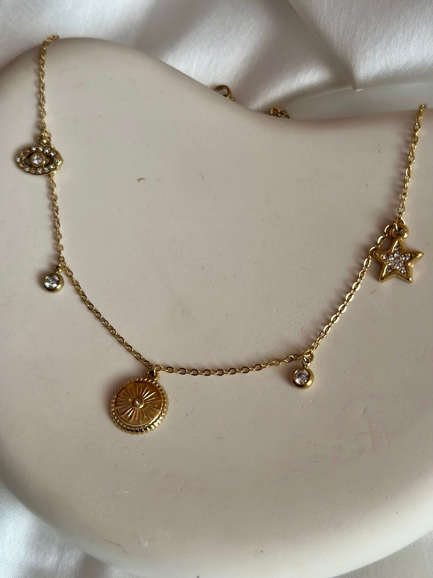 Evil eye Charm necklace