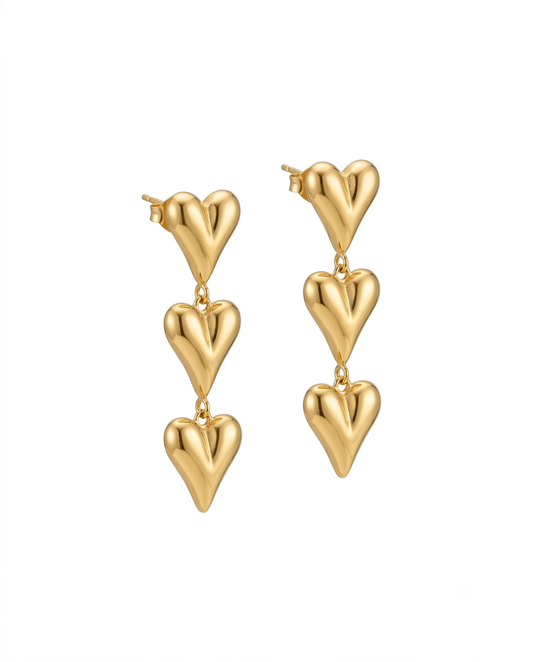 Luxe Heart Danglers