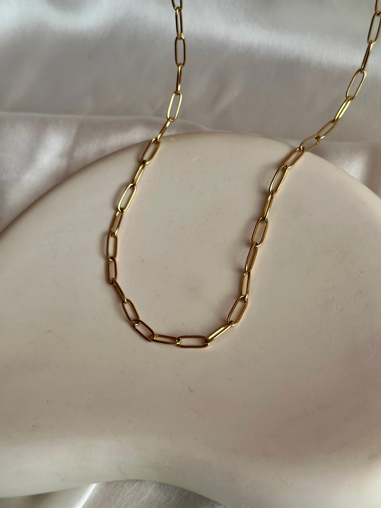 Minimal Paperclip Necklace