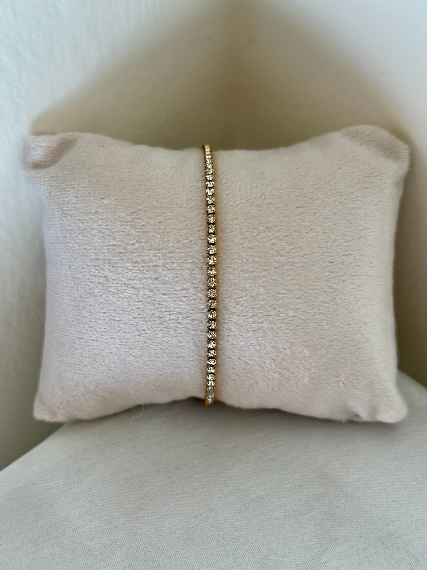 Sleek Tennis Bracelet - Adjustable