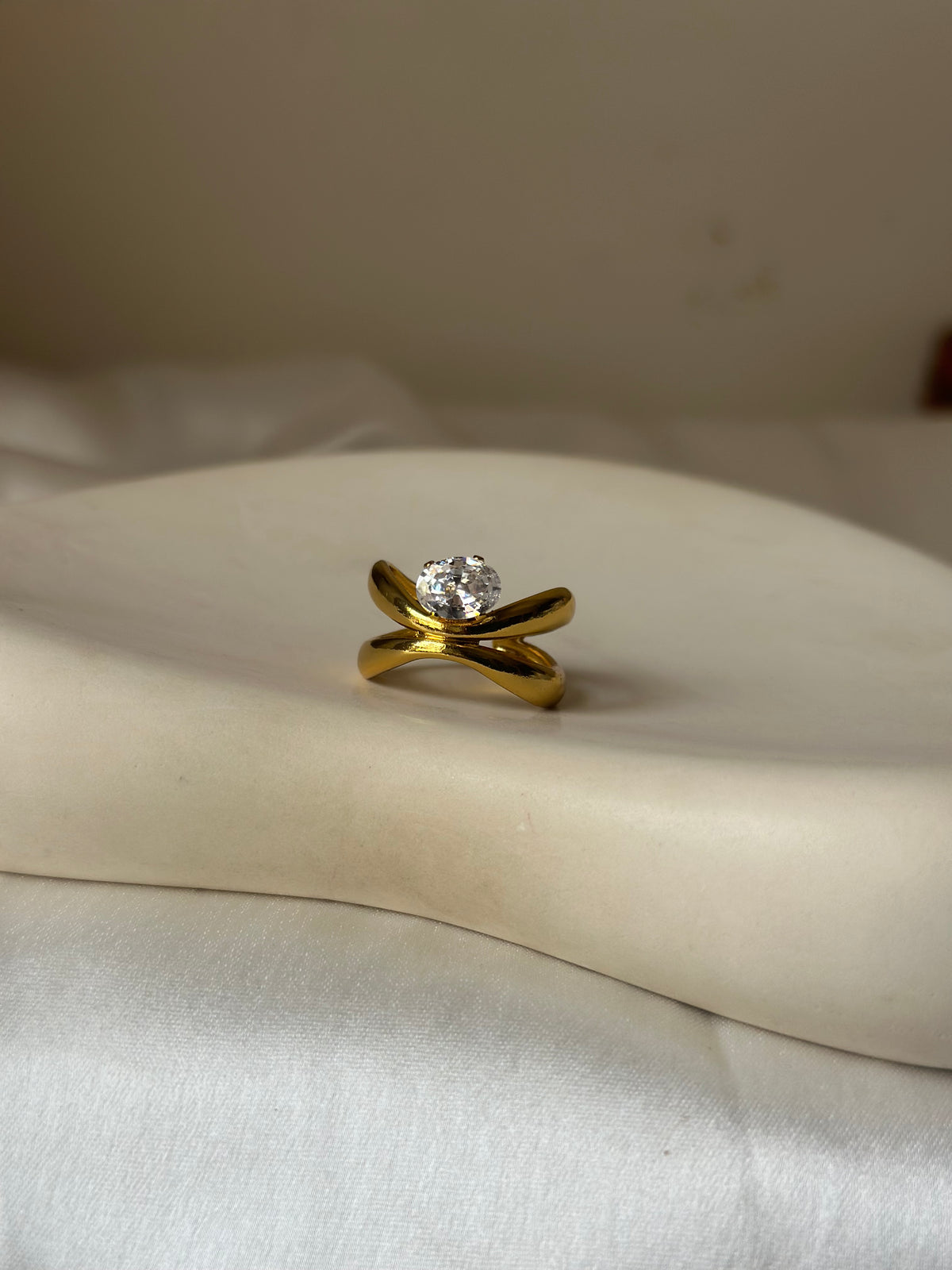 Nora Statement Ring - Adjustable