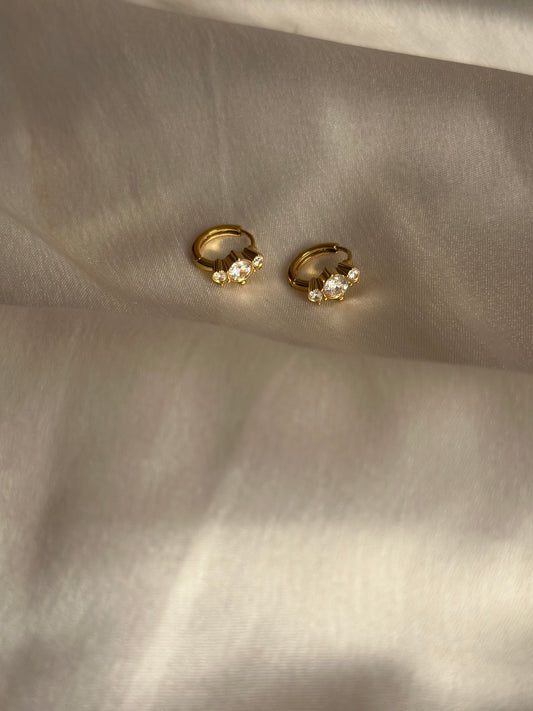 Luxe Diamond Hoops