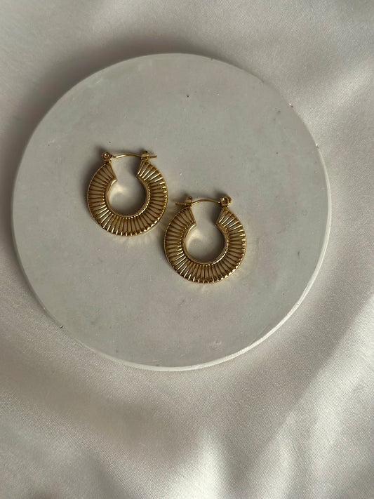 Ribbed Hoops