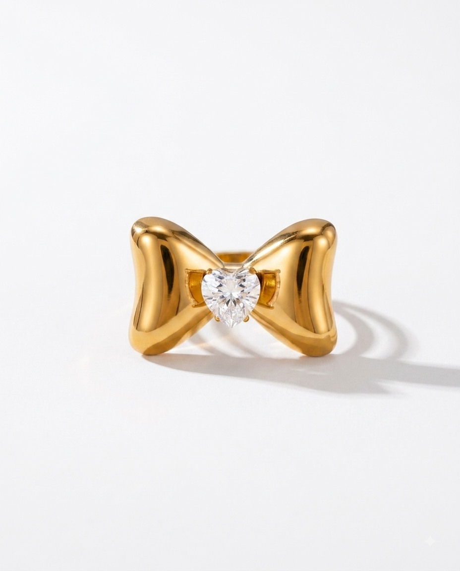 Bow Statement Ring - Adjustable