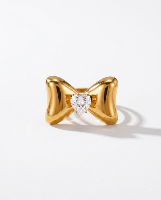 Bow Statement Ring - Adjustable