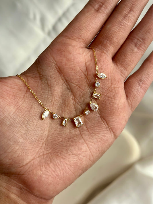 Luxe Dainty Stone Necklace