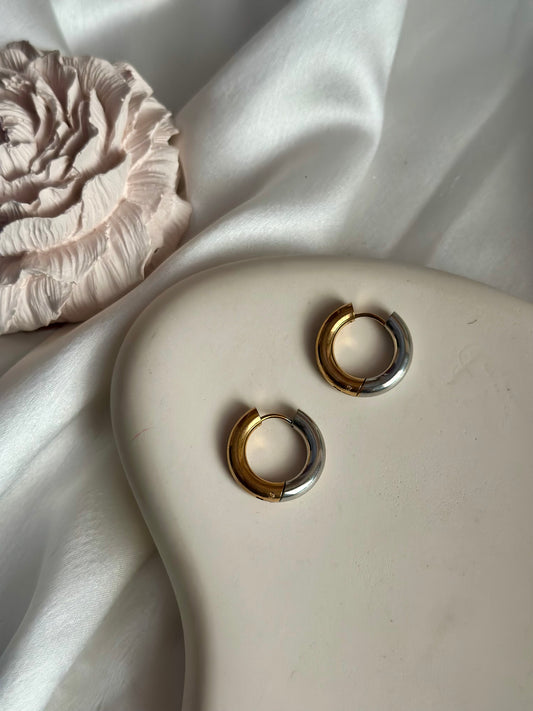 Half and Half Hoops