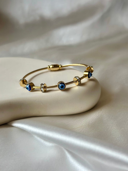 Evil Eye Bracelet - Gold