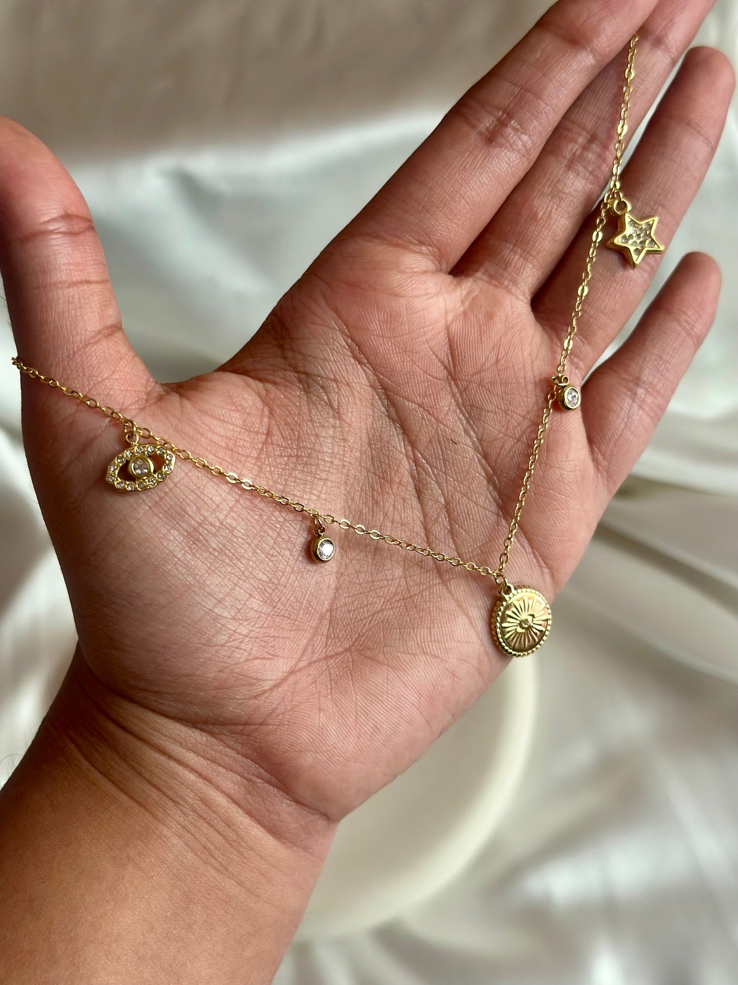 Evil eye Charm necklace