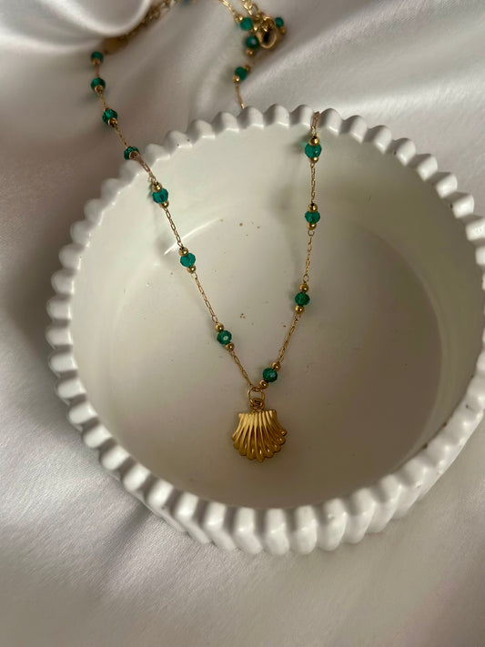 Beaded Shell Necklace