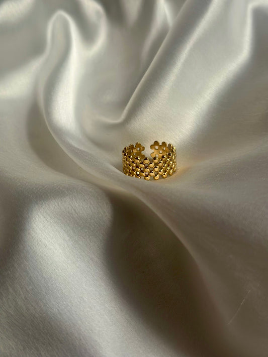 Adjustable Dotted Ring