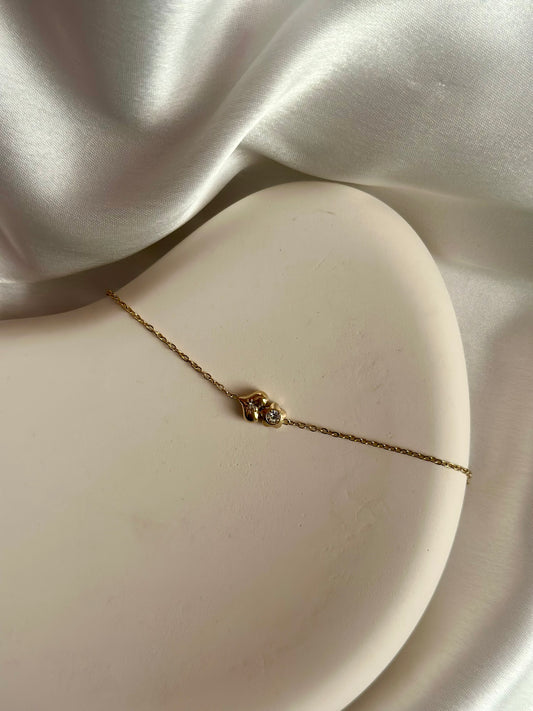 Tiny Heart Fluid Bracelet