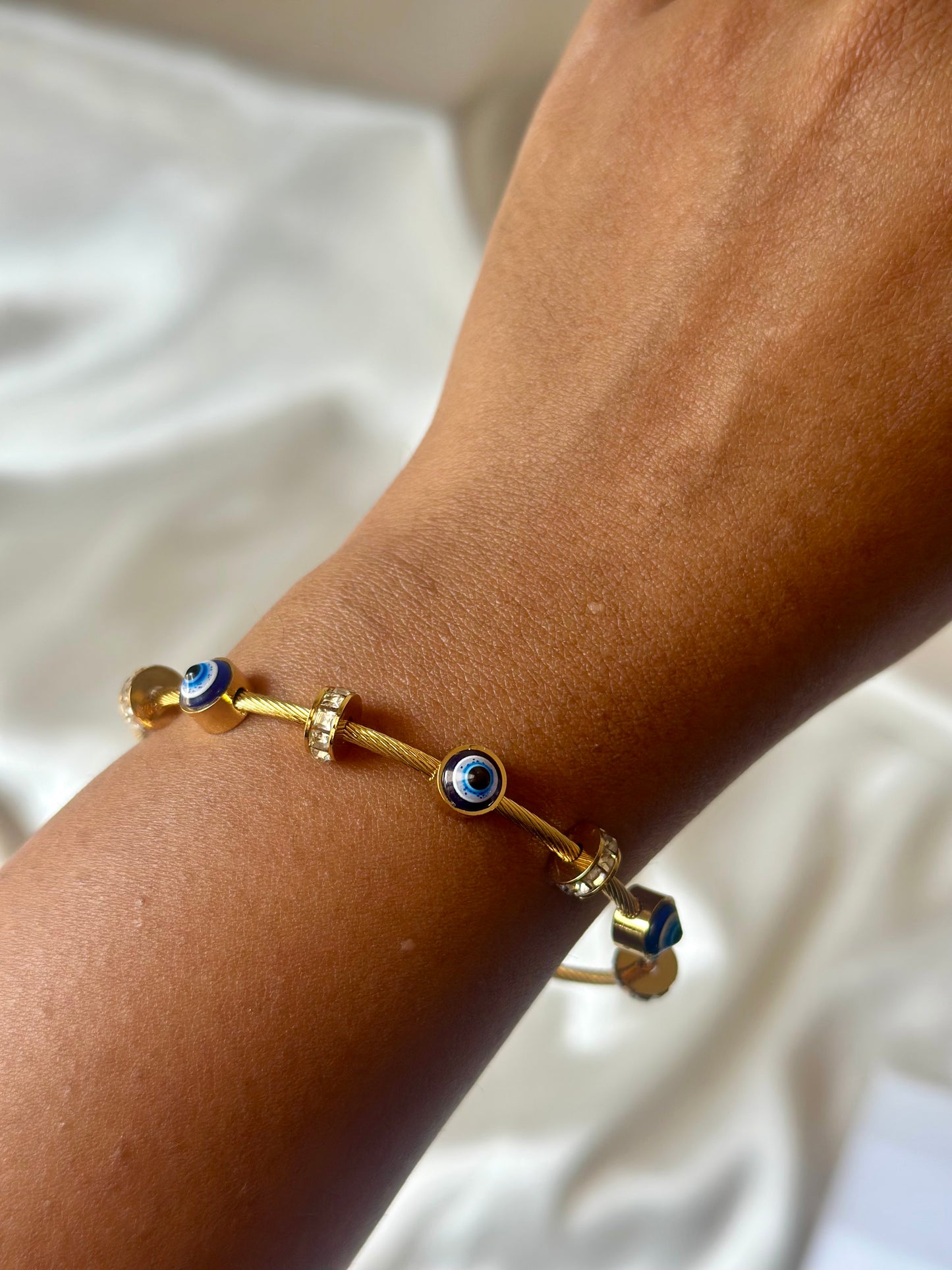 Evil Eye Bracelet - Gold